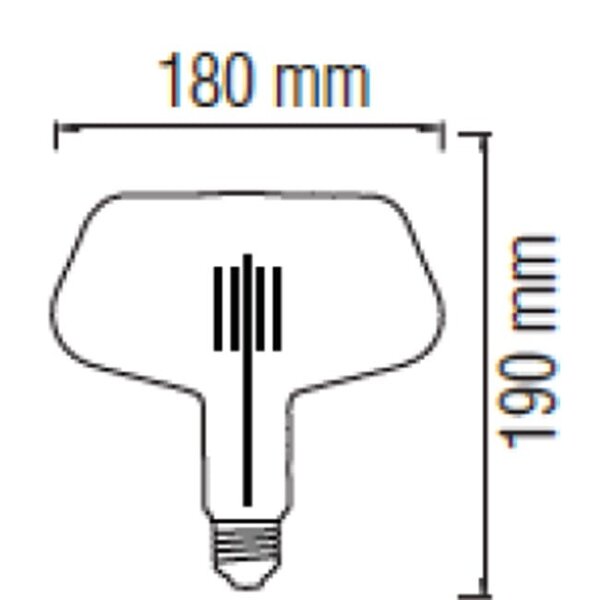 HLW LED LED Lamp Design Gonza E27 8W 2200K Amber HLW LED LED Lamp Design Gonza E27 8W 2200K Amber
