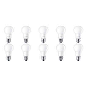 PHILIPS CorePro LEDbulb E27 A60 10 Pack 5.5W 2700K
