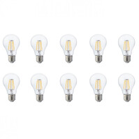 LED Lamp 10 Pack Filament E27 6W Natuurlijk Wit 4200K