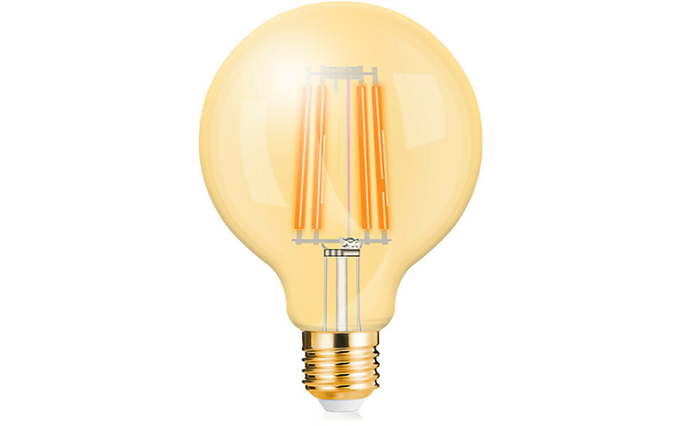 HLW LED 10x LED Lamp E27 Globe Filament Brinton 6W G95 2200K Dimbaar HLW LED 10x LED Lamp E27 Globe Filament Brinton 6W G95 2200K Dimbaar