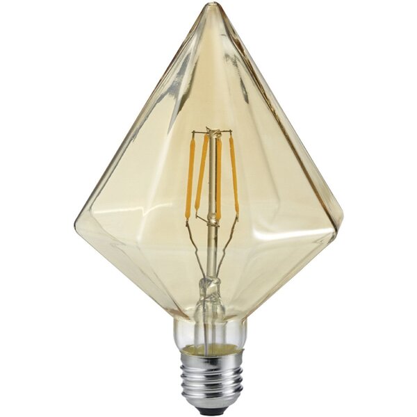 HLW LED LED Lamp Filament Trion Globin E27 6W 3000K Rookkleur