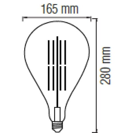 HLW LED LED Lamp Trion Lamba E27 6W 3000K
