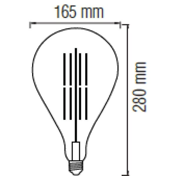 HLW LED LED Lamp Trion Lamba E27 6W 3000K