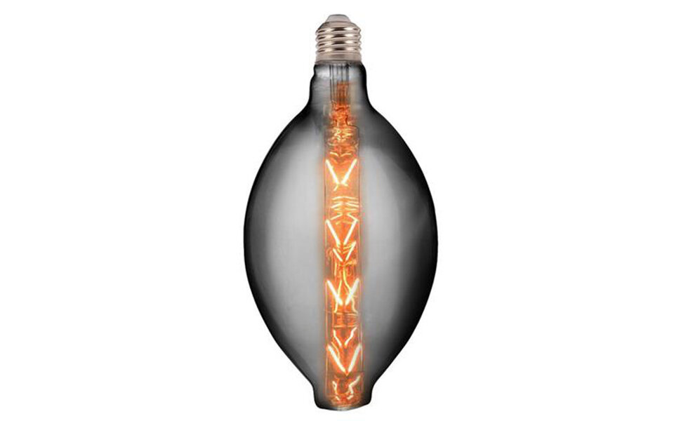 HLW LED LED Lamp Trion Lamba Set 2 Stuks E27 4W 3000K Amber Glas