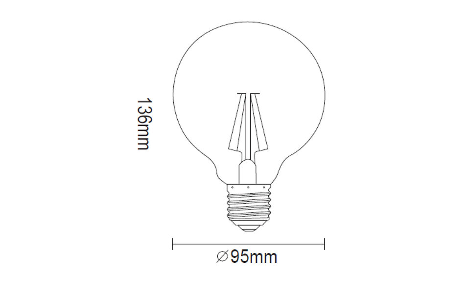 HLW LED LED Lamp Aigi Glow Happy E27 4W 1800K Amber HLW LED LED Lamp Aigi Glow Happy E27 4W 1800K Amber