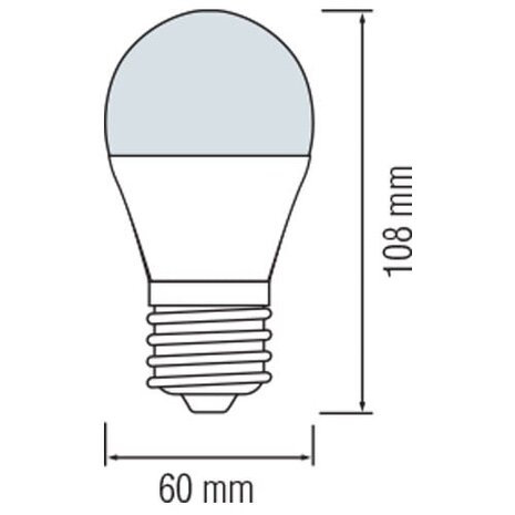 HLW LED LED Lamp Filament Trion Limpo E27 7W 2700K Dimbaar Chroom Glas