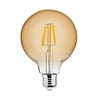LED Lamp Filament Trion Kalon E27 6W 2700K Aluminium Amber