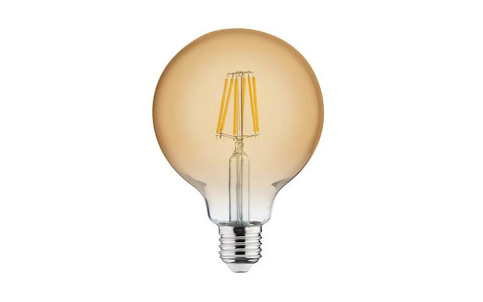 HLW LED LED Lamp Filament Trion Kalon E27 6W 2700K Aluminium Amber HLW LED LED Lamp Filament Trion Kalon E27 6W 2700K Aluminium Amber