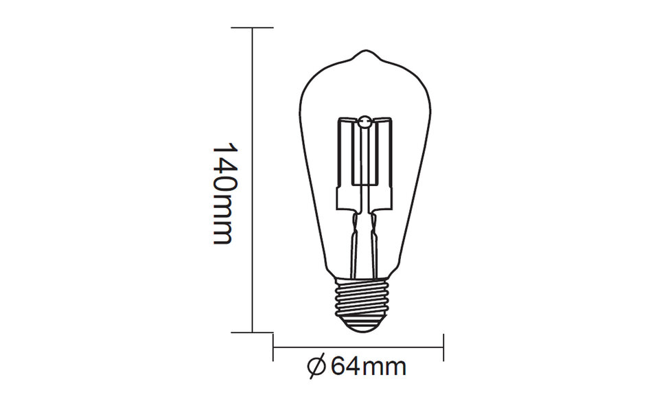 HLW LED PHILIPS CorePro LEDbulb E27 Peer Mat 10W 2700K