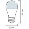 HLW LED LED Lamp E27 Buis Filament Brinton 6W T30 Dimbaar 2200K