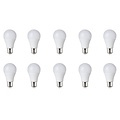LED Lamp 10 Pack E27 Fitting 8W Helder/Koud Wit 6500K