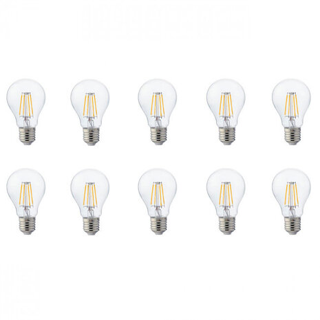 HLW LED LED Lamp 10 Pack E27 Fitting 15W Warm Wit 3000K HLW LED LED Lamp 10 Pack E27 Fitting 15W Warm Wit 3000K