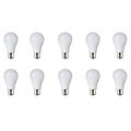 LED Lamp 10 Pack E27 Fitting 10W Warm Wit 3000K