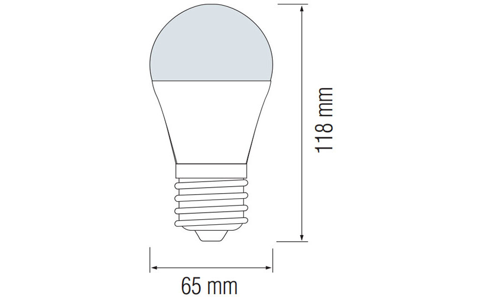 HLW LED LED Lamp 10 Pack E27 Fitting 10W Warm Wit 3000K