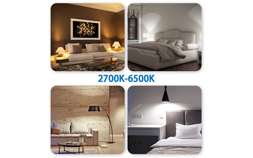 HLW LED LED Lamp 10 Pack E27 Fitting 10W Dimbaar Helder/Koud Wit 6400K