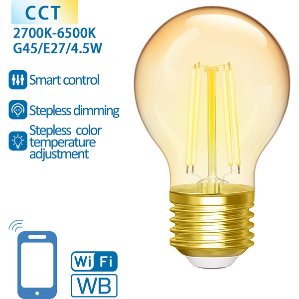 HLW LED LED Lamp Dag en Nacht Sensor Aigi Lido A60 E27 8W Helder/Koud Wit 6500K