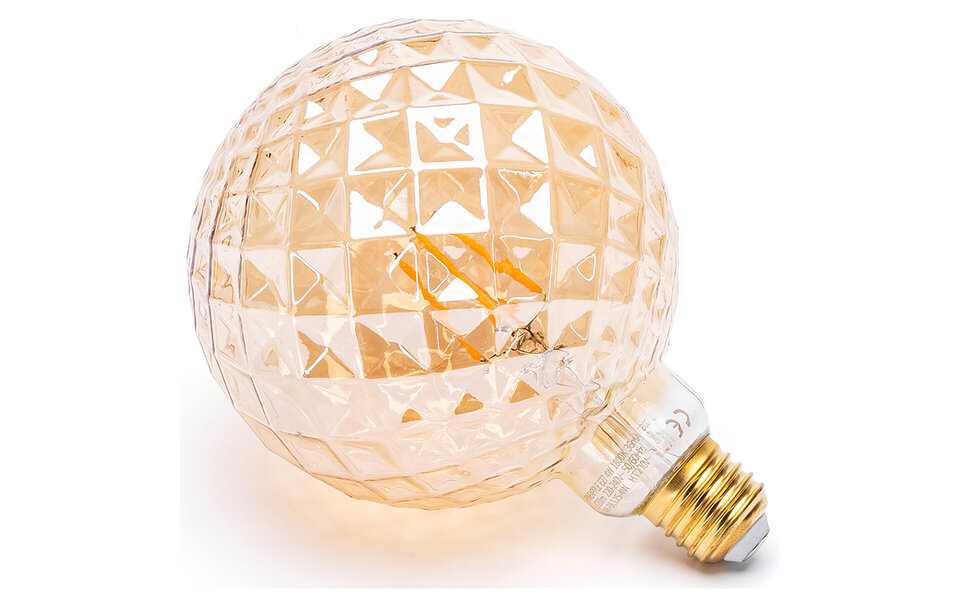 HLW LED LED Lamp Smart LED Aigi Rixona Bulb G80 6W RGB Wifi Amber