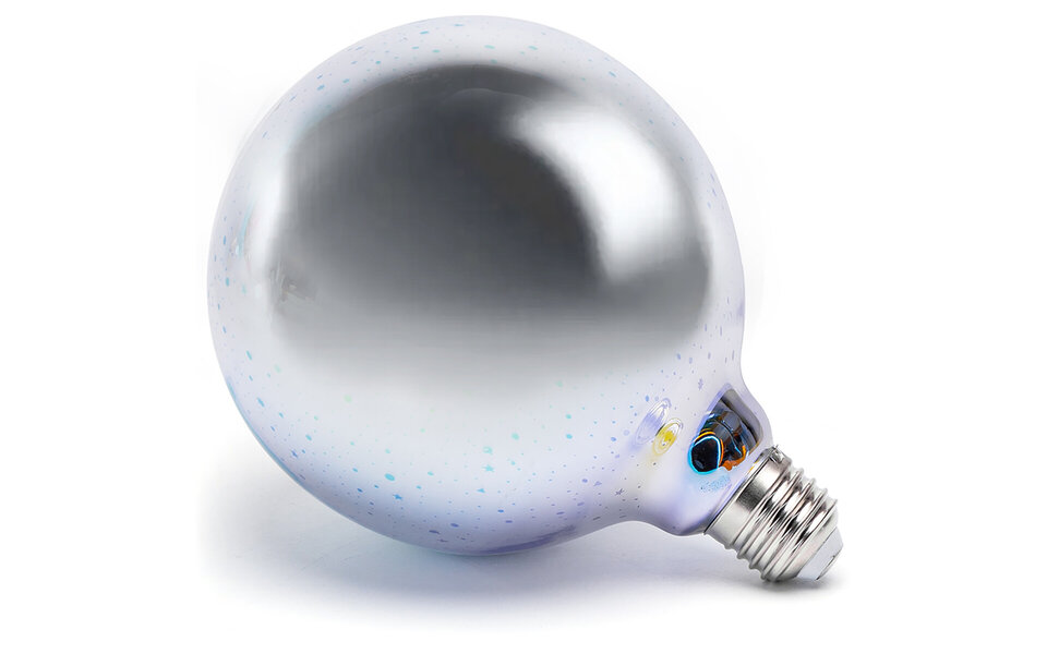 HLW LED LED Lamp Smart LED Aigi Rixona Bulb G95 6W RGB Wifi Amber