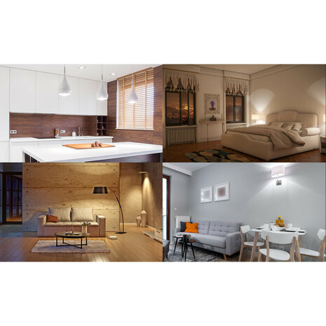 HLW LED LED Lamp Smart LED Aigi Rixona Bulb A60 6W RGB Wifi Amber Glas