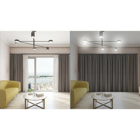 HLW LED LED Lamp Smart LED Aigi Rixona Bulb G80 6W RGB Wifi Transparant