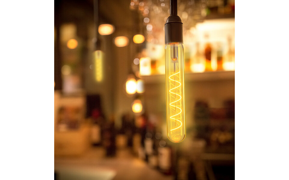 HLW LED LED Lamp Smart LED Aigi Rixona Bulb C35 4.5W RGB Wifi Amber