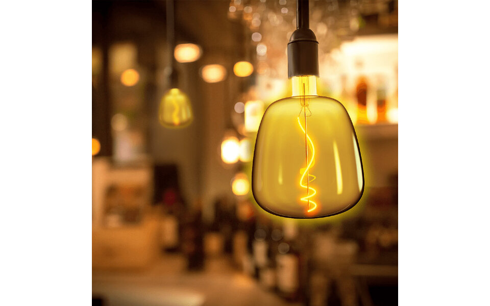 HLW LED LED Lamp Smart LED Aigi Rixona Bulb G45 4.5W RGB Wifi Transparant