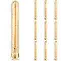 Voordeelpak 10x LED Lamp E27 Buis Filament Brinton 6W T30 Dimbaar 2200K