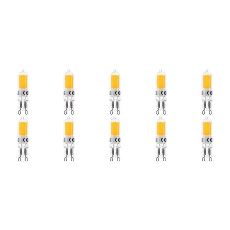 Velvalux LED Lamp 10 Pack - G9 Fitting, Dimbaar, Warm Wit 3000K
