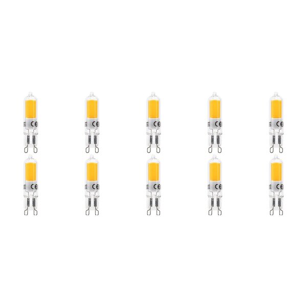 Velvalux LED Lamp 10 Pack - G9 Fitting, Dimbaar, Warm Wit 3000K