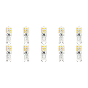 G9 LED Lamp 10 Pack - Dimbaar Warm Wit 3000K