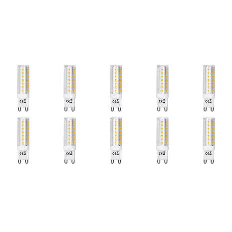 HLW LED Aigi LED Lamp 10 Pack G9 Fitting - Warm Wit 3000K | Vervangt 40W