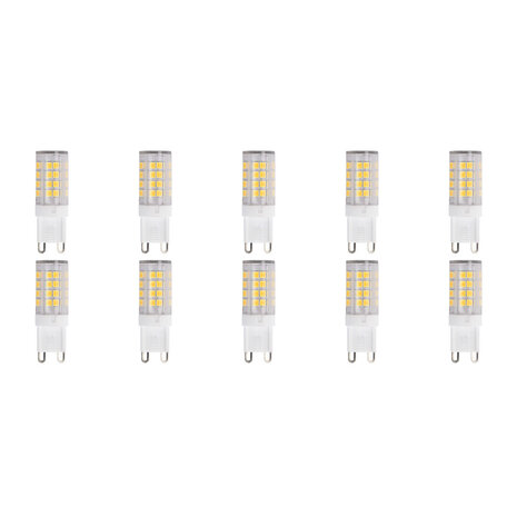 Aigi LED Lamp 10 Pack G9 - 3.5W Warm Wit 3000K | Vervangt 30W