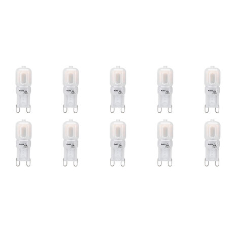 HLW LED Aigi LED Lamp 10 Pack - G9 Fitting Warm Wit 3000K | Vervangt 18W