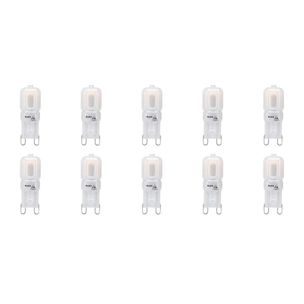 HLW LED Aigi LED Lamp 10 Pack - G9 Fitting Warm Wit 3000K | Vervangt 18W