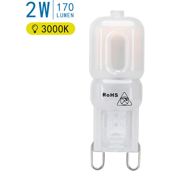 HLW LED Aigi LED Lamp 10 Pack - G9 Fitting Warm Wit 3000K | Vervangt 18W