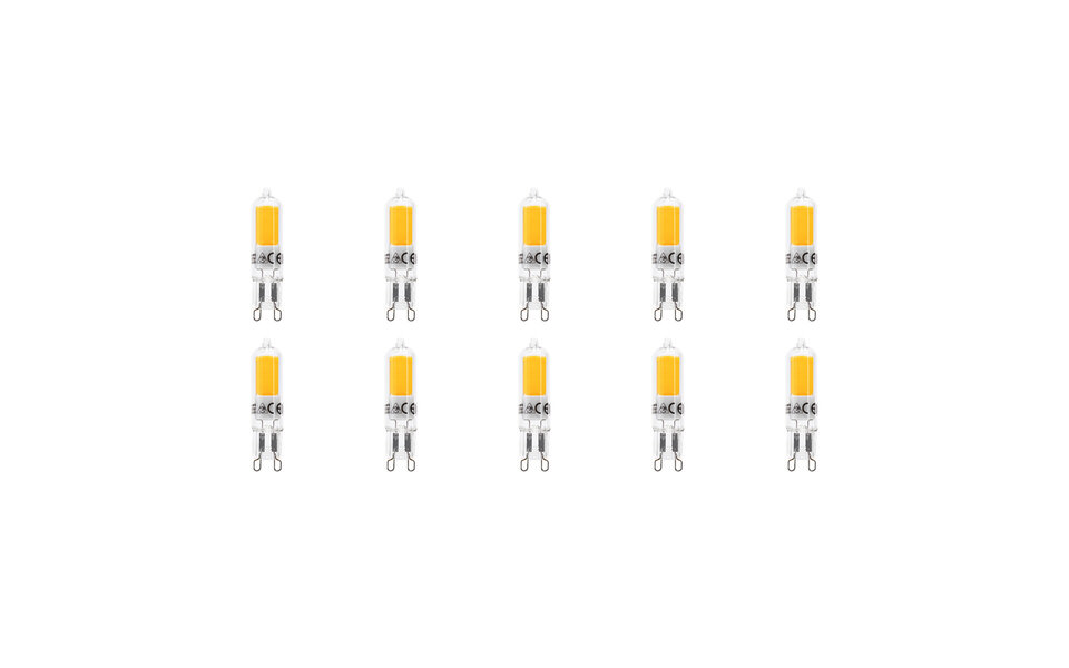 HLW LED LED Lamp 10 Pack - Aigi - G9 Fitting - 2.2W - Warm Wit 3000K | Vervangt 25W