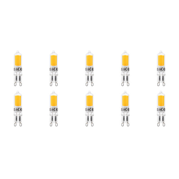 HLW LED LED Lamp 10 Pack - Aigi - G9 Fitting - 2.2W - Warm Wit 3000K | Vervangt 25W