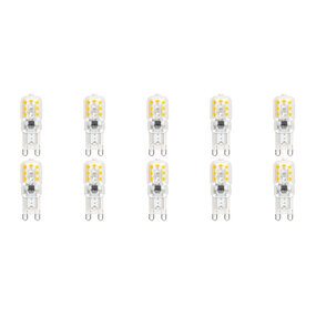 LED Lamp 10 Pack - Aigi Yvona - G9 Fitting - 2.5W - Warm Wit 3000K - M LED Lamp 10 Pack - Aigi Yvona - G9 Fitting - 2.5W - Warm Wit 3000K - M