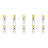 HLW LED LED Lamp 10 Pack - Aigi Yvona - G9 Fitting - 2.5W - Warm Wit 3000K - Mat Wit - K HLW LED LED Lamp 10 Pack - Aigi Yvona - G9 Fitting - 2.5W - Warm Wit 3000K - Mat Wit - K