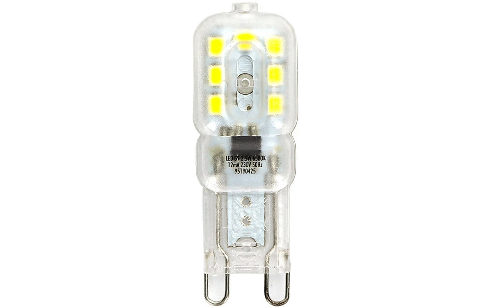 HLW LED LED Lamp 10 Pack - Aigi Yvona - G9 Fitting - 2.5W - Helder/Koud Wit 6500K - Mat HLW LED LED Lamp 10 Pack - Aigi Yvona - G9 Fitting - 2.5W - Helder/Koud Wit 6500K - Mat