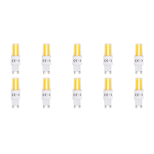 HLW LED Aigi 10 Pack G9 LED Lamp - 3.3W Warm Wit 3000K | Vervangt 36W HLW LED Aigi 10 Pack G9 LED Lamp - 3.3W Warm Wit 3000K | Vervangt 36W
