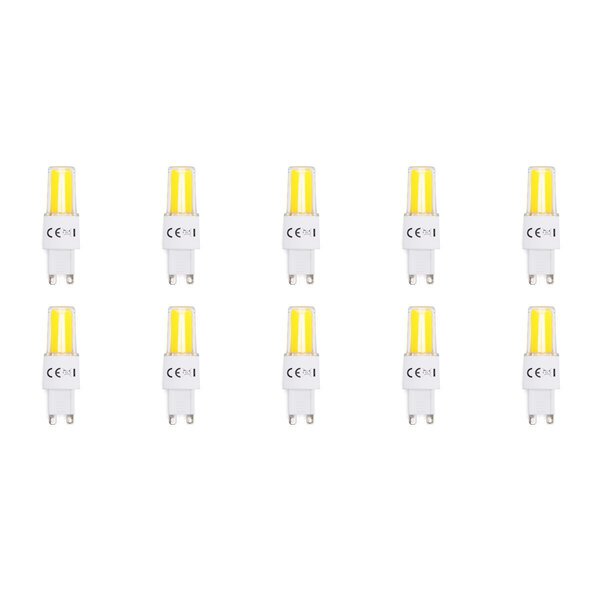 HLW LED Aigi LED Lamp 10 Pack - G9 Fitting - 3.3W Helder/Koud Wit 6500K