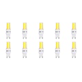 Aigi G9 LED Lampen 10 Pack - 3.8W Daglicht Wit 6500K | Vervangt 40W