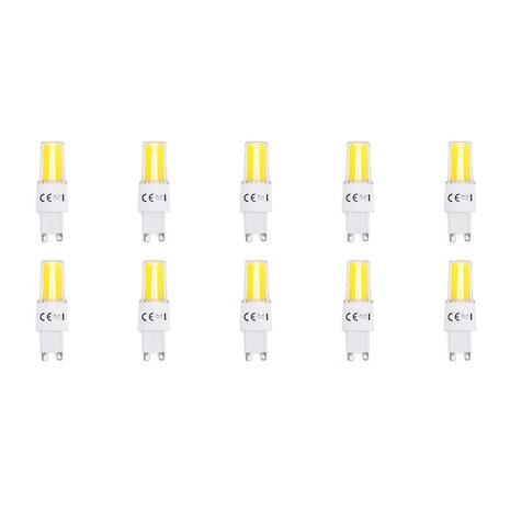 HLW LED Aigi G9 LED Lampen 10 Pack - 3.8W Daglicht Wit 6500K | Vervangt 40W HLW LED Aigi G9 LED Lampen 10 Pack - 3.8W Daglicht Wit 6500K | Vervangt 40W