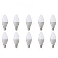 LED Lamp 10 Pack - E14 Fitting - 6W - Helder Koud Wit Licht 6400K