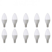 LED Lamp 10 Pack - E14 Fitting - 6W Koud Wit