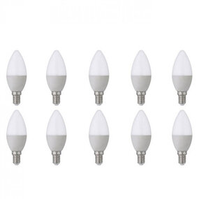 LED Lamp 10 Pack - E14 Fitting - 6W Koud Wit