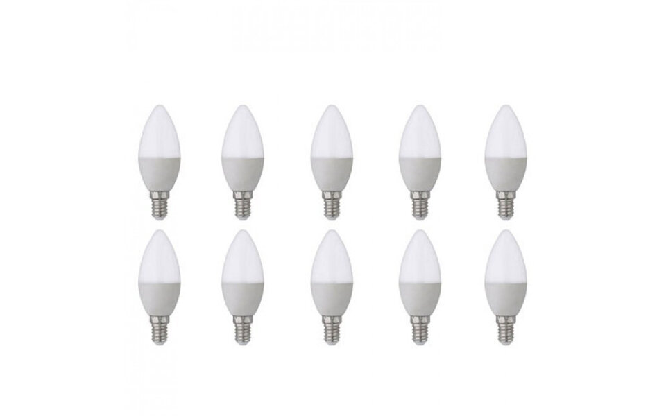 HLW LED LED Lamp 10 Pack - E14 Fitting - 6W - Helder Koud Wit Licht 6400K