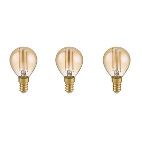 LED Lamp E14 Filament - Set van 3 - Warm Wit Amber LED Lamp E14 Filament - Set van 3 - Warm Wit Amber
