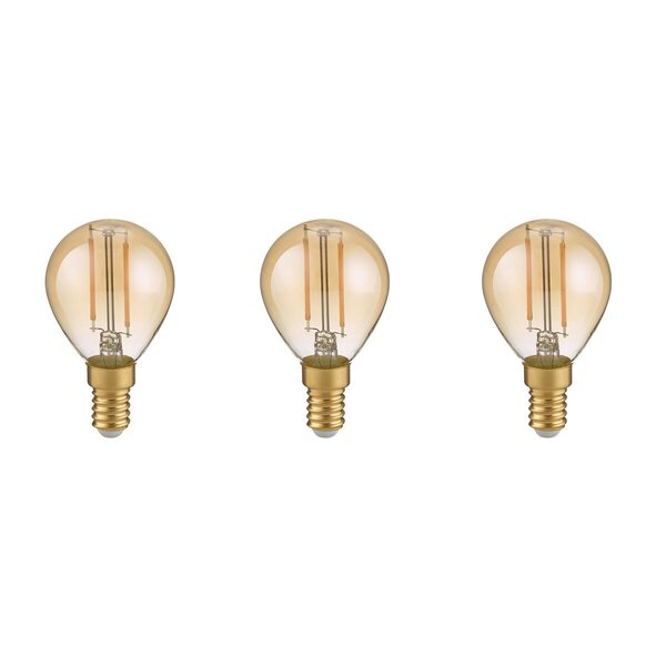 HLW LED Verhoog je sfeer met de LED Lamp Set E14 Filament Amber - 2W Warm Wit